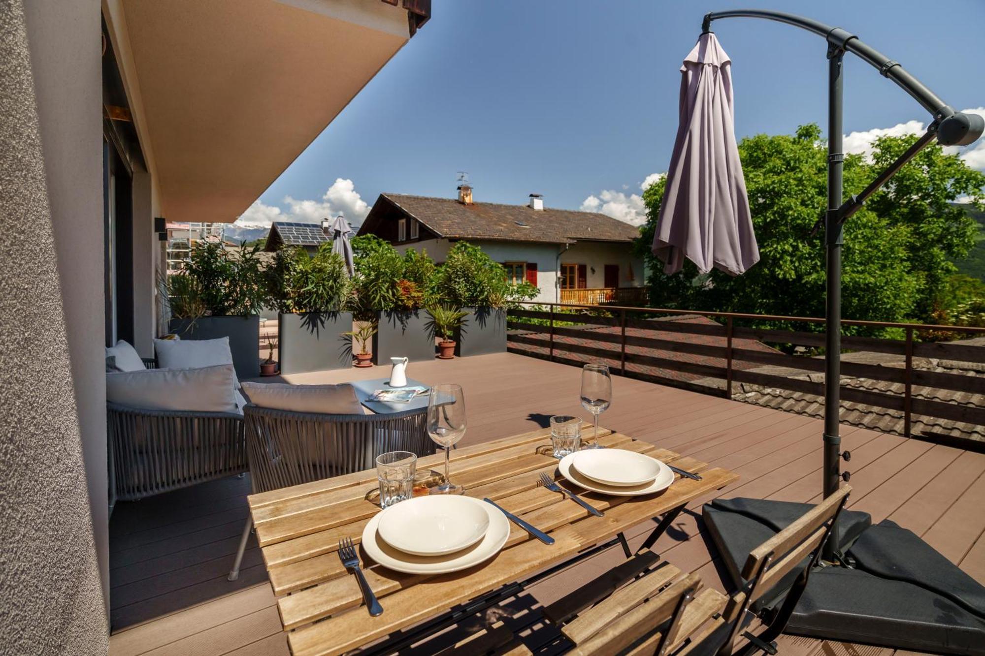 Mountain View Suites Tisens Exterior foto